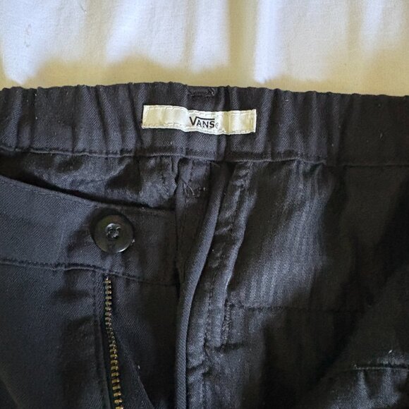 Women's Black Vans Straight-Leg Pants - Picture 2 of 4